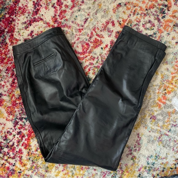 Moda Pants - Black Women’s Leather Pants by Moda, size 8